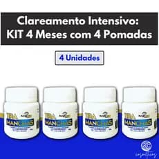 Pomada Clareadora para Melasma NatyFlora – Kit com 4 Unidades para Redução de Manchas