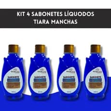 Kit 4 Sabonetes Clareadores NatyFlora 240ml – Clareamento e Hidratação para Todos os Dias