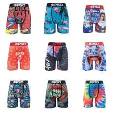 CMENIN Cueca Masculina De Malha Respirável Com Estampa De Virilha Calcinha Plus Size Boxer