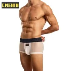 CMENIN ADANNU 1 Peça Cueca Boxer De Nylon Calcinha Masculina Macia AD404