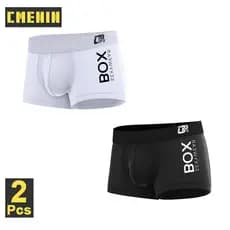 CMENIN ORLVS 2 Peças Frete Grátis Calcinha Masculina De Algodão Bxoers Shorts Confortáveis Roupa Íntima Cueca Boxer OR21
