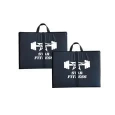 Kit 2 Colchonete Dobravel Academia Profissional Ginastica Abdominal Yoga Pilates Espuma