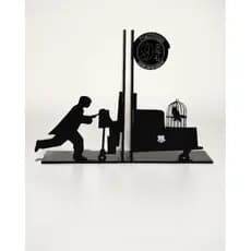 Suporte Livros Harry Plataforma 9 3/4 Decoração Prateleira Geek Decorativo Presente Criativo