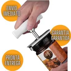 Abridor De Garrafa Lata Manual Universal Ajustável Tampa Metal Abre Rápido Cozinha Natal