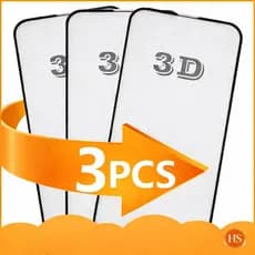 Kit 3 Películas 3D Vidro Temperado Motorola Moto G84 G64 G54 G34 G24 G14 G04 G73 G53 G23 G13 G82 G62 - Proteção Completa