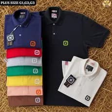 Camiseta Gola Polo Plus Size TXC  Estilo Country Piquet Com Elastano Moda Maior G1 G2 G3