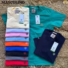 Camiseta Masculina Ariat Gola O  Conforto e Estilo Country Ideal para o dia a dia, Pecuária e Rodeio Cowboy