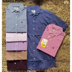 Camisa Masculina Manga Curta Xadrez ARIAT Super Estilo Para Rodeio e Pecuária Cowboy