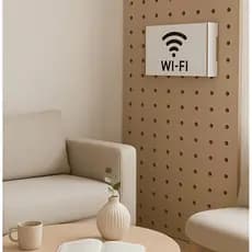 Nicho Prateleira Racks MDF Suporte Organizador Wi-Fi Clean