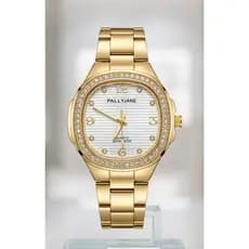 Relógio Masculino Pallyjane  Luxo Com Diamantes Cravejados Quartz À Prova D'Água Premium Original