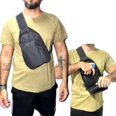 Bolso Transversal com saque Rápido Modular ou Liso
