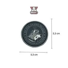 Emborrachado Patch Reclamador Avançado Velcro Colado Costurado