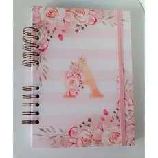 Caderno da gratidão/ Diario da gratidão com alfabeto floral