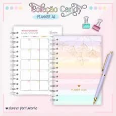Mini Planner Candy 2026 várias capas