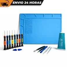 Kit Manta Anti-estática Celular Manutenção +chaves +espátulas+cola 110ml