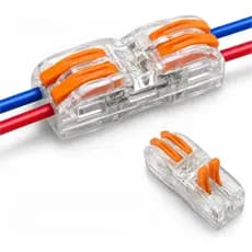 Kit 50 Conector Emenda Isolante Derivação Sem Solda 2 Vias