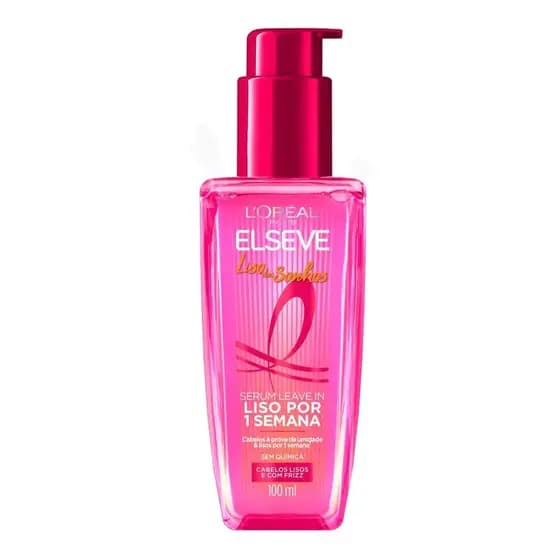 Sérum Elseve Óleo Liso dos Sonhos 100ml L'Oréal Paris - Leave‑In Antifrizz & Proteção Térmica