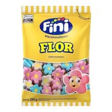 Pacote marshmallow flor Fini 250g