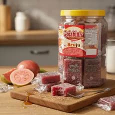 Pote de Doce Goiabinha  20 Uni 1,01kg - Bruju