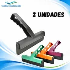 2 Unidades - Rodinho de pia plástico  Puxa e seca - E. V. A