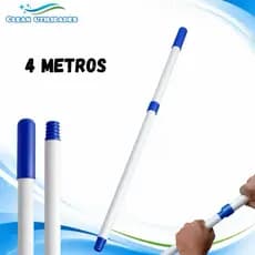 CABO 4 METROS COMBINADO EM ALUMÍNIO - PARA RODOS - VASSOURAS - PINTURA
