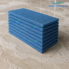 10 unidades Fibra de limpeza Azul - 26 x 10