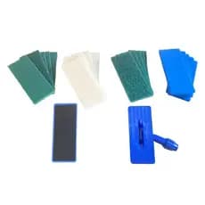 KIT - LT GARRA + LT Velc. + 20 fibras de limpeza (leve-geral-pesada-porcelanato)