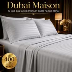 Jogo de Lençol Dubai Premium 400 Fios. PREÇOS PROMOCIONAIS