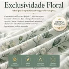 Jogo de Lençol Florence Royale Luxo 400 Fios. PREÇO ATÉ 06.06!!!
