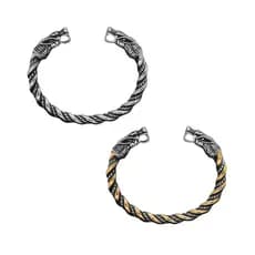 Bracelete Pulseira Viking Nórdico Ragnar Ajustável