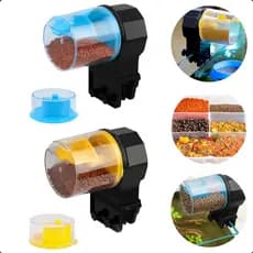Alimentador Automático Aquário Dosador Comida Peixes 12/24HS