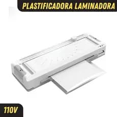Plastificadora A4 270W 127V/220V Refiladora Máquina Plastificar Documentos Laminadora