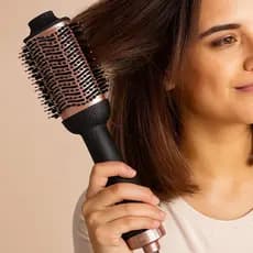 5 imagens disponíveis   Escova Secadora de Cabelo Profissional Bivolt 1300W - 1 Escova Secadora de Cabelo Profissional B