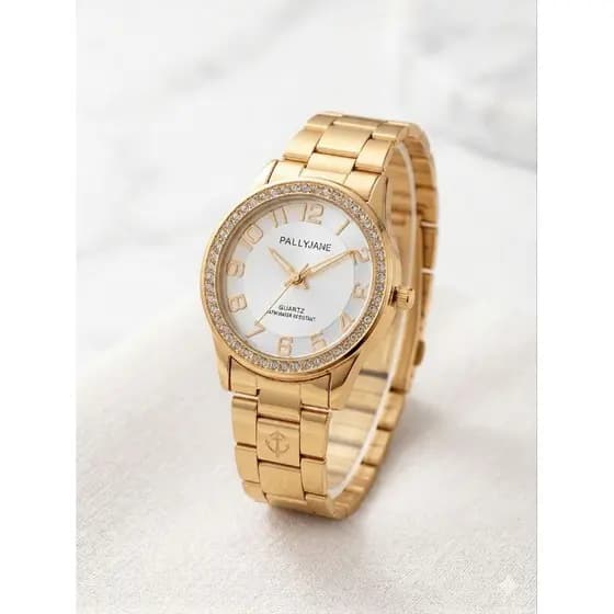 Relógio Feminino Pallyjane Resistente à Água Aço Inoxidável Presente Mulher Luxo Estilo Elegância