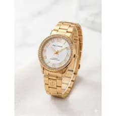 Relógio Feminino Pallyjane Resistente à Água Aço Inoxidável Presente Mulher Luxo Estilo Elegância