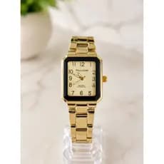 Relógio Feminino Pallyjane Quadrado Analógico Luxo Estilo Elegância Moda Feminina Presente