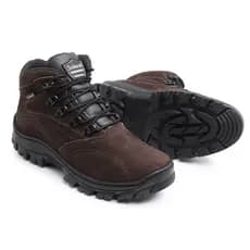 Bota Militar Adventure Trilha Moto Segurança Trabalho Couro Legitimo 970