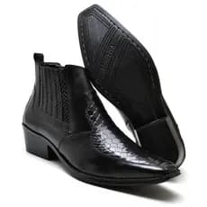 Bota Country Modelo Texas Masculina Couro Legítimo