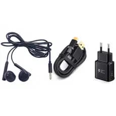 Kit Completo 3 em 1: Fone de Ouvido + Cabo + Fonte USB-C