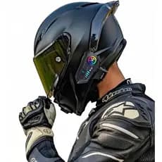 Fone Bluetooth Y10 Moto: Som Hi-Fi, À Prova D'água e Bluetooth 5.3 Para capacetes MOTOBOY