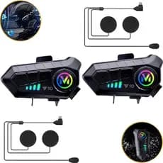 Kit 2 Fone de Ouvido Capacete Bluetooth À Prova D'água Não é Intercomunicador de Moto