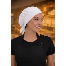 Kit Com 2 Touca Tactel Lavável Cozinha Restaurante Padaria