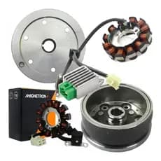 kit completo Volante Retificador Estator Fan125 2009 2010 2011 2012 2013 2014 2015 partida Cod.9035