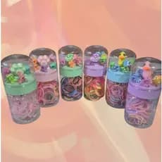 Kit De Elasticos Com Presilhas Para Crianças e Adultos