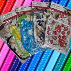 Kit Cozinha Estampado cores sortidas