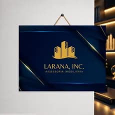 Quadro/Placa de Parede Porta Personalizado com Logo 40x30cm