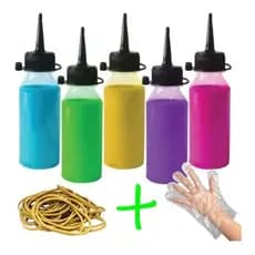 Kit 5 Tinta Para Tie Dye 100ml Cada Full Rapido Hoje