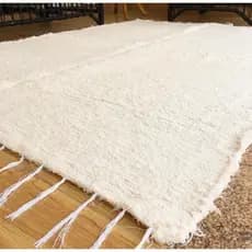 Tapete Boho Apartamento 1,50 X 1,00 Artesanal Luxo Sala Quarto Felpudo Fofinho Rústico Tear Algodão