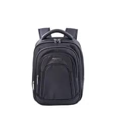 Mochila de Costas Notebook World Bags Executiva Preta Trabalho Escolar Resistente