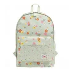 Mochila de Costas Academie Floral Tilibra Escolar Resistente Alça Acolchoada